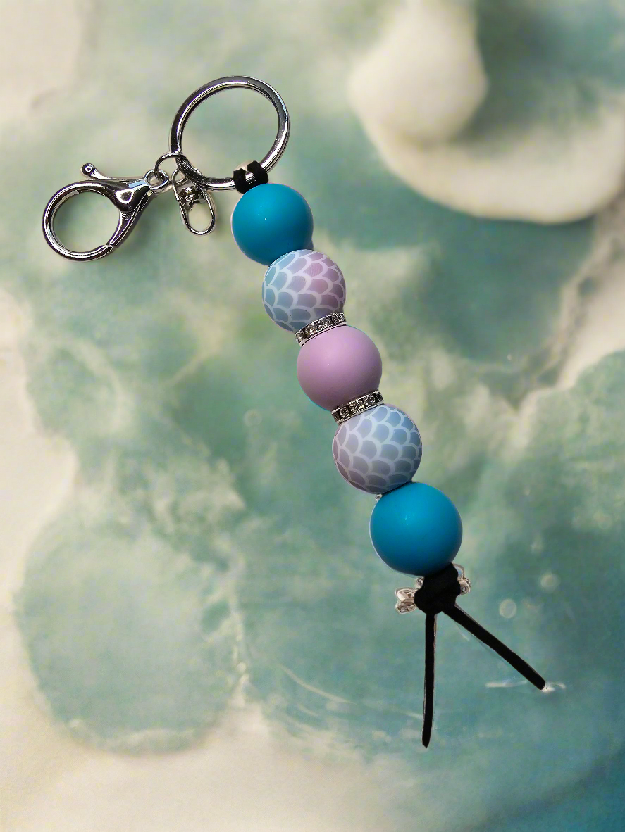 Mermaid Silicone Keychain