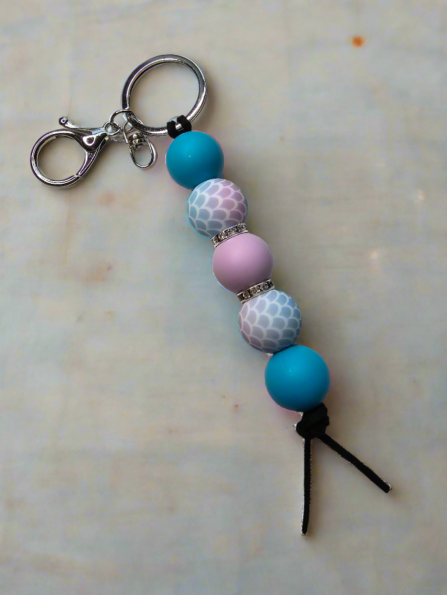 Mermaid Silicone Keychain