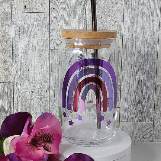 Libbey Purple Rainbow Glass